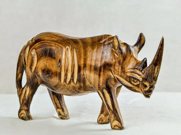 Hand Carved Wooden Animals image